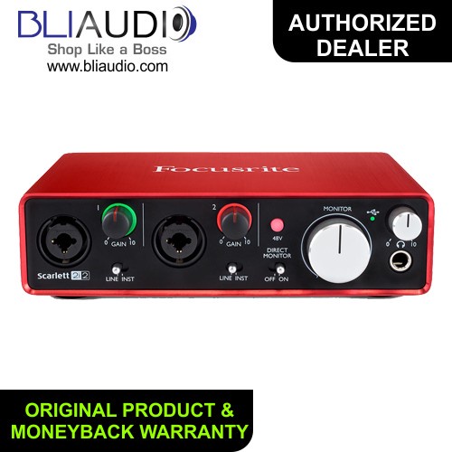 Focusrite Scarlett 2i2 Recording Soundcard