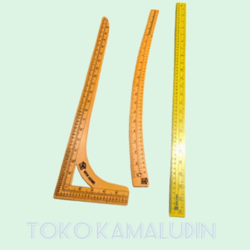 Penggaris pola jahit set/alat jahit/perlengkapan pemula menjahit