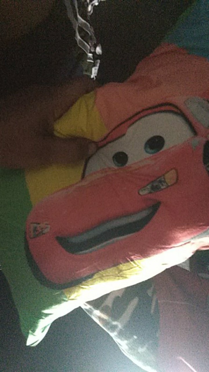 Bantal Pelangi Karakter Mc Queen/cars Bahan Polimikro