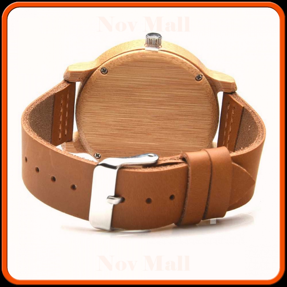 Jam Tangan Bambu Analog Wanita - A10