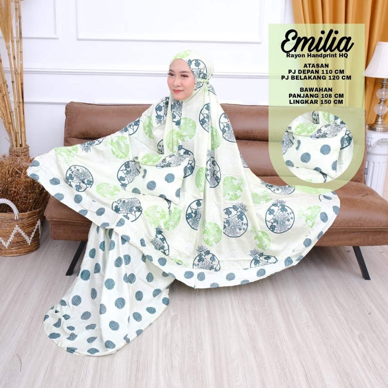 MUKENA DEWASA MOTIF , MUKENA RAYON MURAH