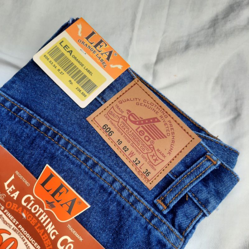 Celana Jeans Lea 606, 604, Straight Jeans Reguler Fit, Jeans Standar