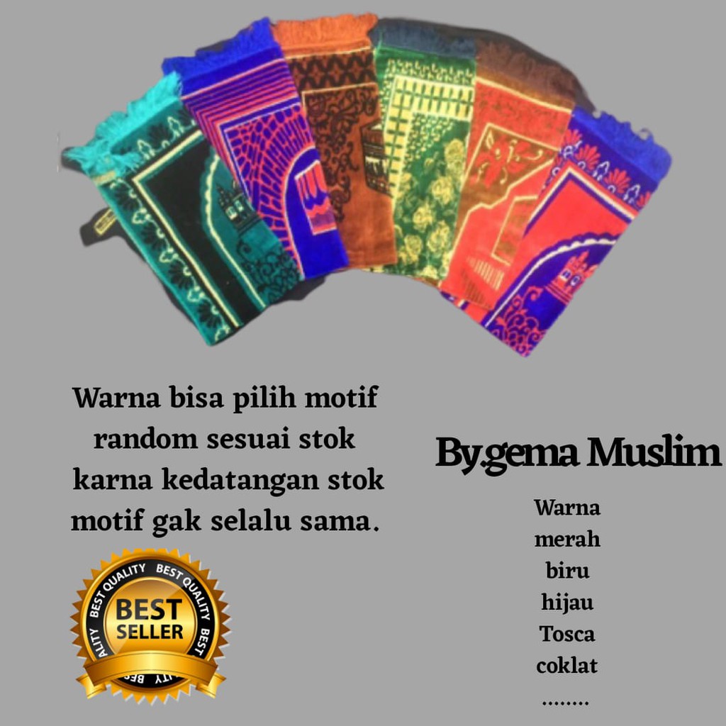 Sajadah turky murah halus oleh oleh haji sofenir