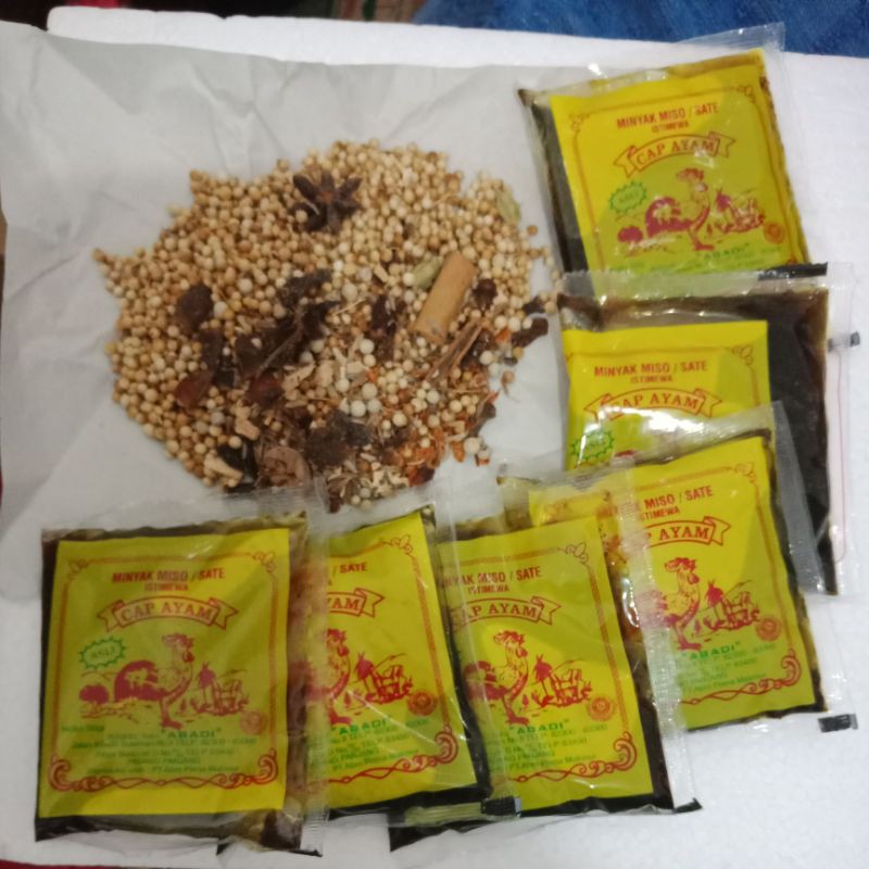 1 PAKET HERBAL BUMBU MISO + MINYAK MISO KHAS SELATPANJANG-RIAU