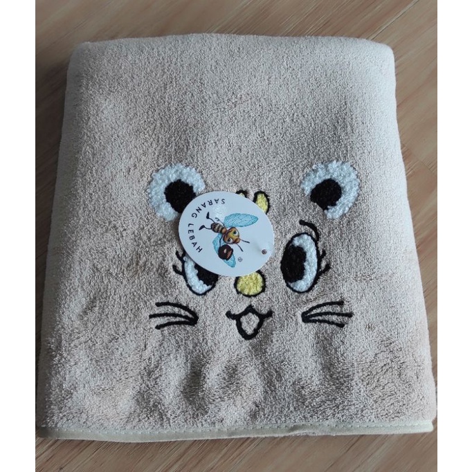 HANDUK BAYI MICROFIBER-HANDUK BAYI KARAKTER BONEKA-HANDUK BAYI LEMBUT-HANDUK BAYI MURAH