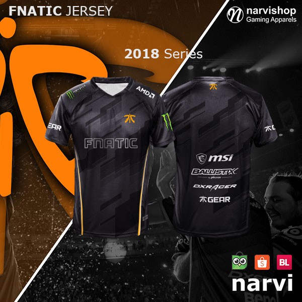 Jersey Team Fnatic Gaming 2018