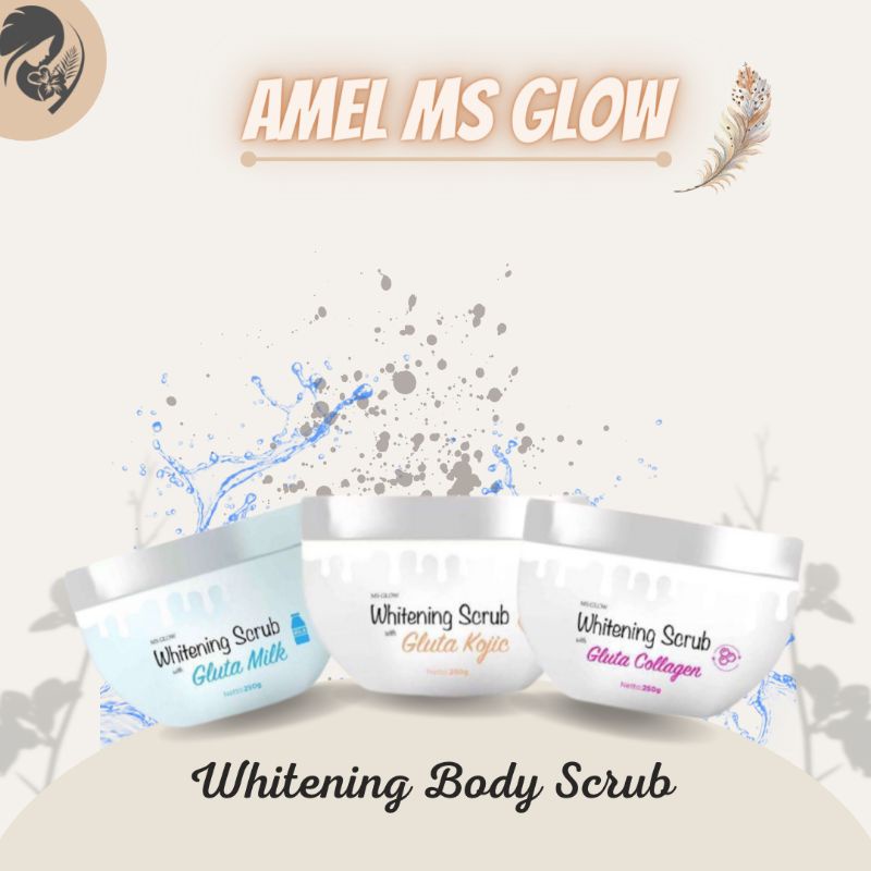 WHITENING SCRUB MS GLOW / BODY SCRUB MS GLOW / WHITENING BODY SCRUB MS GLOW