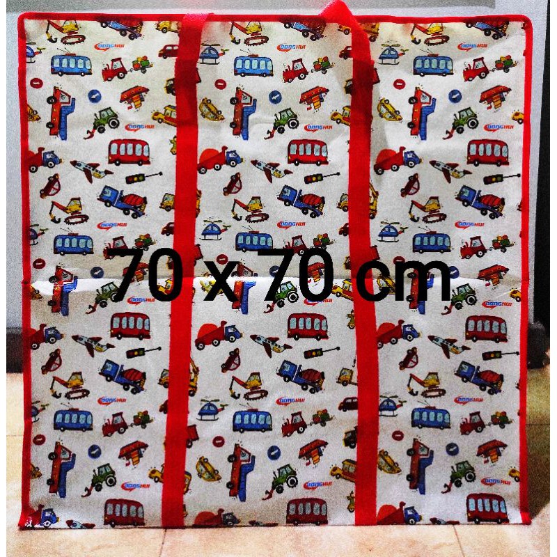 Tas Belanja Karung Plastik Serbaguna/Shopping Bag /Tas Belanja Jumbo/ Tas Laundry/ Kualitas Premium