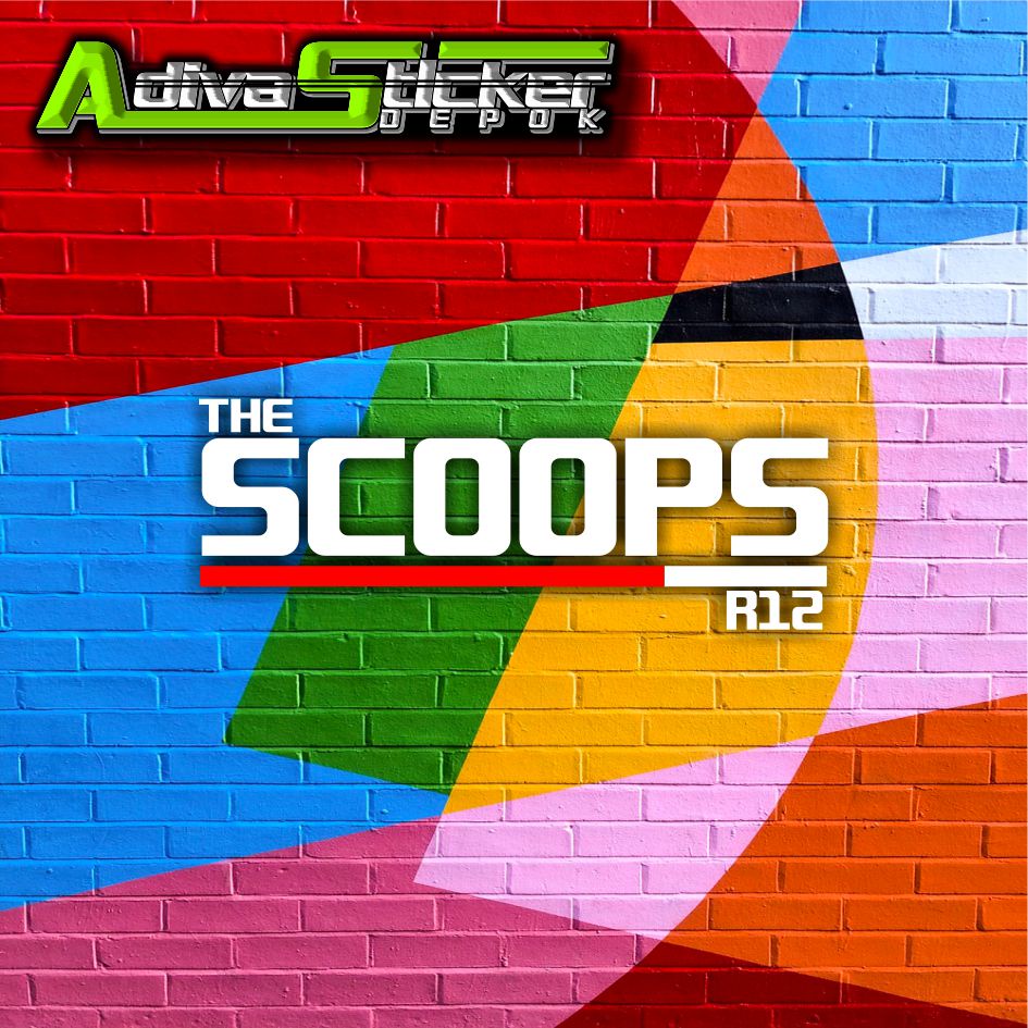 stiker the scoops r12 stiker cutting stiker motor stiker scoopy