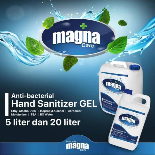 Magna hand sanitizer gel 5LITER