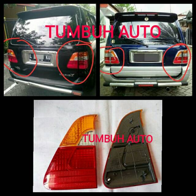 Lampu Segitiga Bagasi Stoplamp Model Ori New Kijang Kapsul Bensin Diesel Semua Tahun isi 1 pcs