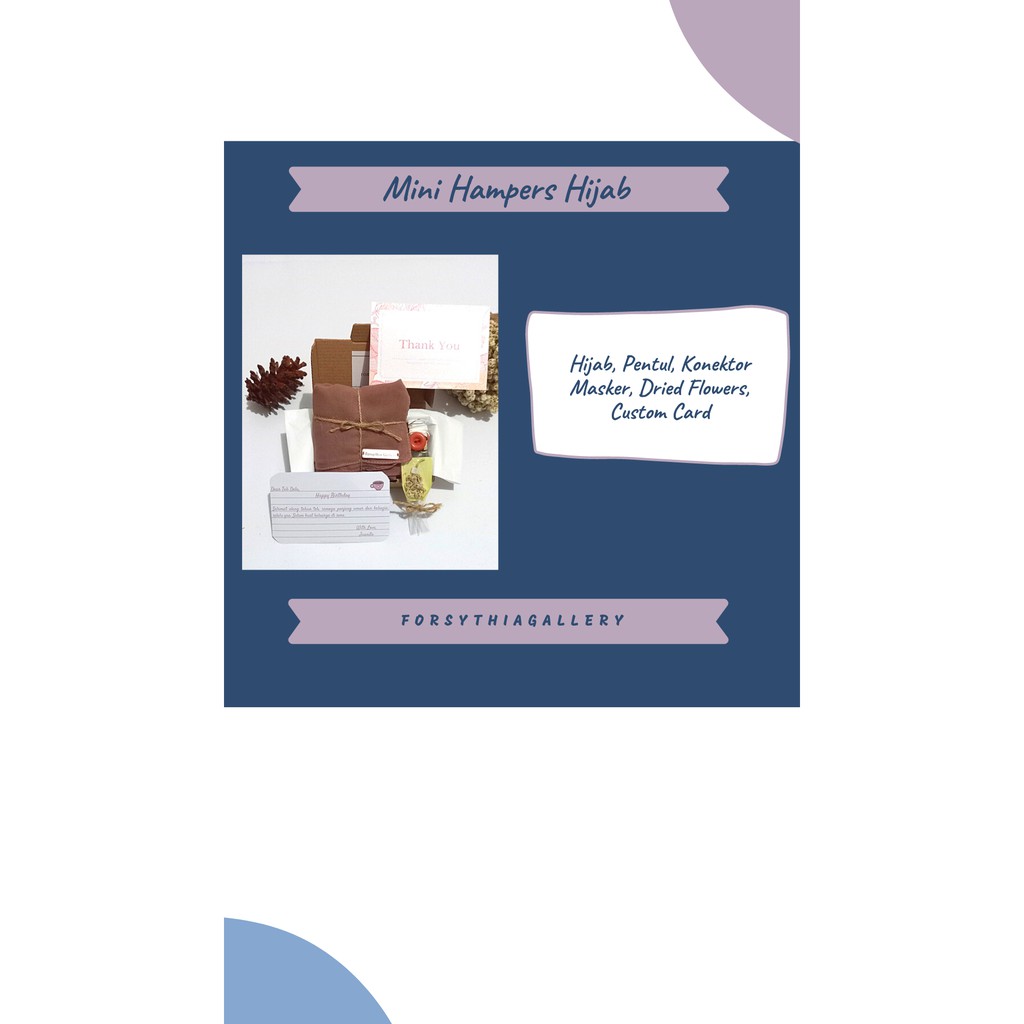 

Mini Hampers Hijab | Hampers Hijab | Hampers Kado Ulang Tahun | Hampers Wisuda