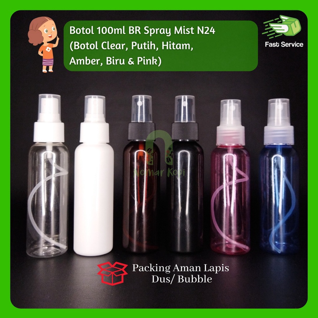 Botol 100ML BR BIRU Spray