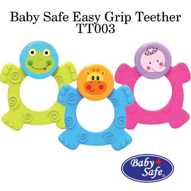 TT003 Baby safe easy grip Teether (gigitan bayi)