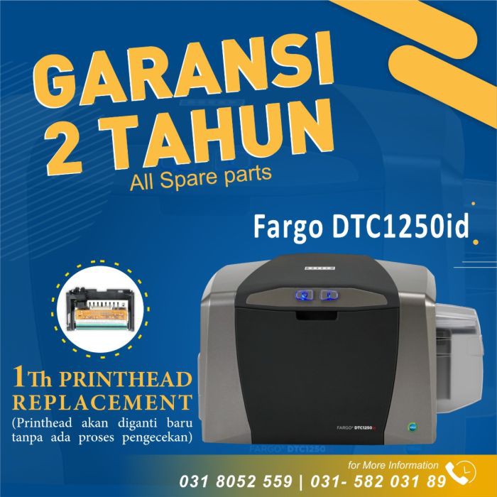 Jual Printer Fargo DTC1250ID, Fargo DTC1250 ID Harga Murah Shopee