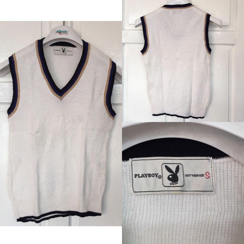 Playboy Knit Vest Size S-M