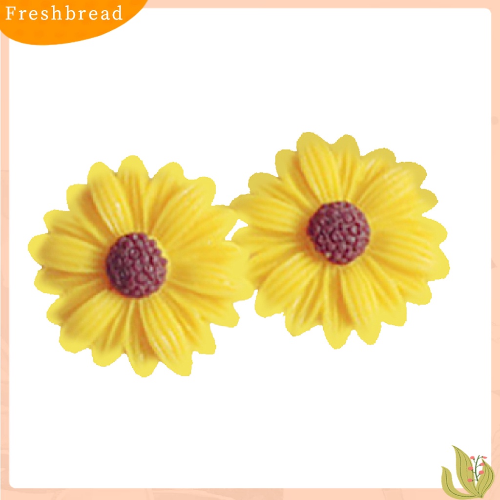 [Fresh] Anting Tusuk Motif Bunga Daisy untuk Wanita / Hadiah Pernikahan