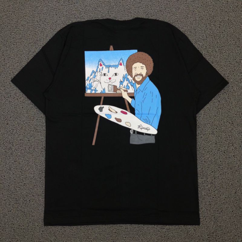 TSHIRT KAOS BAJU RIPNDIP BEAUTIFUL MOUNTAIN BLACK LIKE ORI