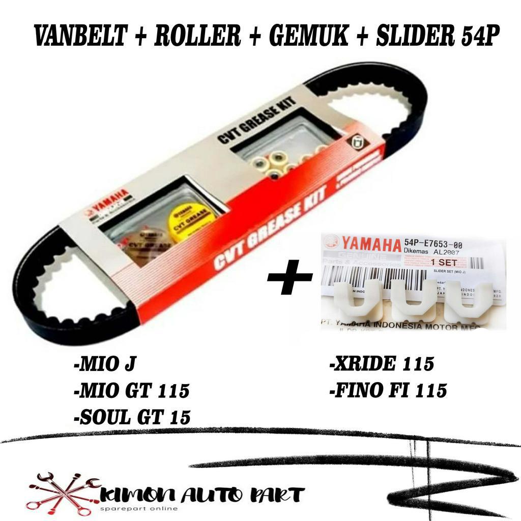 VANBELT MIO J MIO GT FINO / VANBELT ASSY PAKET ROLLER MIO J MIO GT XRIDE / VANBELT ASSY MIO J MIO GT