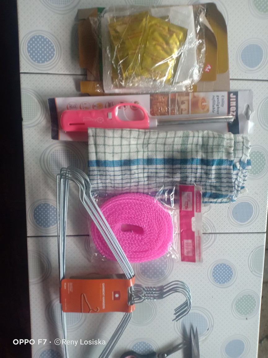 Tali Jemuran 5 Meter / Tali Jemuran Warna Warni Clothes Line 5 Meter