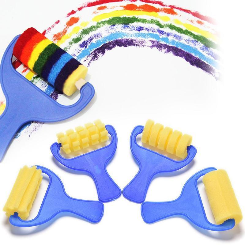 

HJK Alat Lukis Anak Kuas Spons Sponge Roller Brush Painting Set