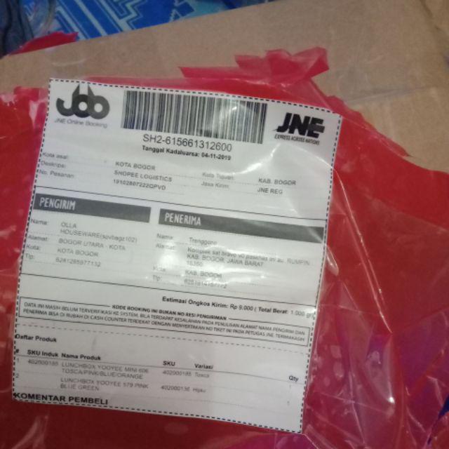 Lunchbox Yooyee 579 Pink Blue Green Purple