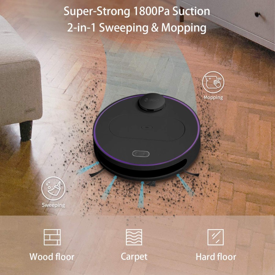 360 ROBOT VACUUM CLEANER S6 - LDS Lidar + Slam Algorithm