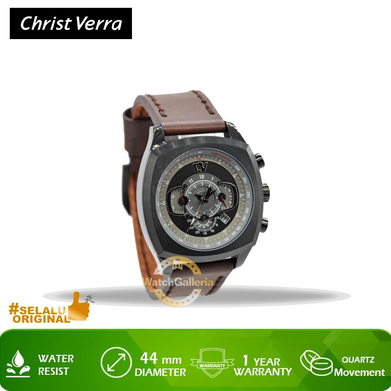 Jam Tangan Christ Verra CV C75048G-26A GRY Original Murah