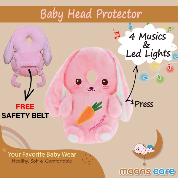 (FREE SAFETY BELT) Bantal Pelindung Kepala Bayi / Baby Head Protector/Tas ransel pelindung kepala bayi / Tas belajar jalan bayi bantal pelindung kepala bayi head neck pillow moonscare BAntal pelindung kepala bayi moonscare bantal anti jatuh bayi