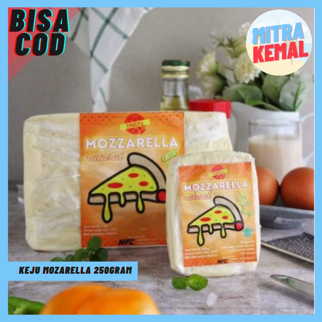 

CHIZZU Mozarella 250 Gram / Packing Asli