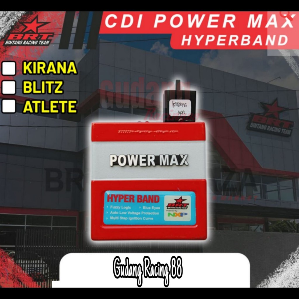 (GR88) CDI BRT POWERMAX HYPERBAND HONDA KIRANA - BLITZ - ATLETE