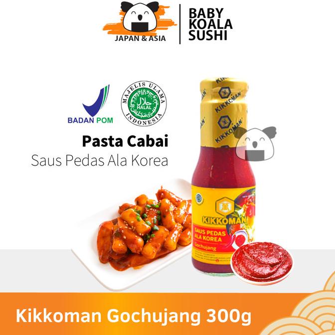 

[[COD]] GOCHUJANG SAUCE BY KIKKOMAN 300g | Saus Go chujang / Gochujang HALAL HEMAT Kode 1220