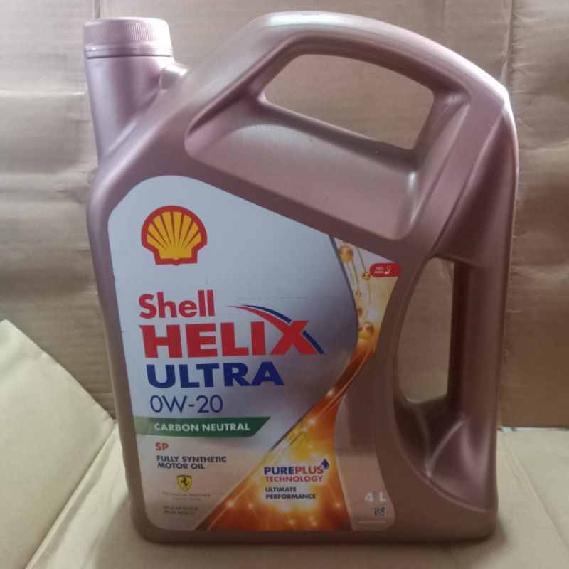 Oli Shell Helix Ultra 0w-20 4L(liter) ORIGINAL 100%