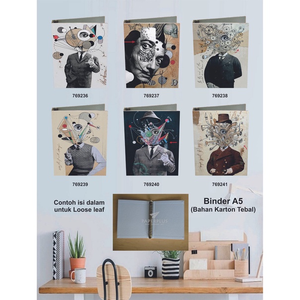 

Binder A5 / Binder Note A5 / Surealism / Set 2880
