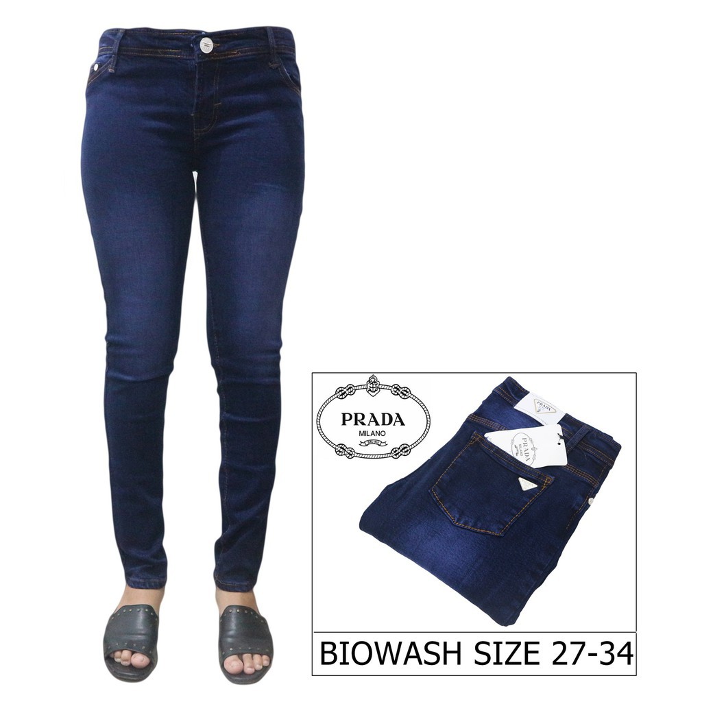 celana jeans wanita / jeans panjang / jeans wanita / navy hitam ice blue - Arista