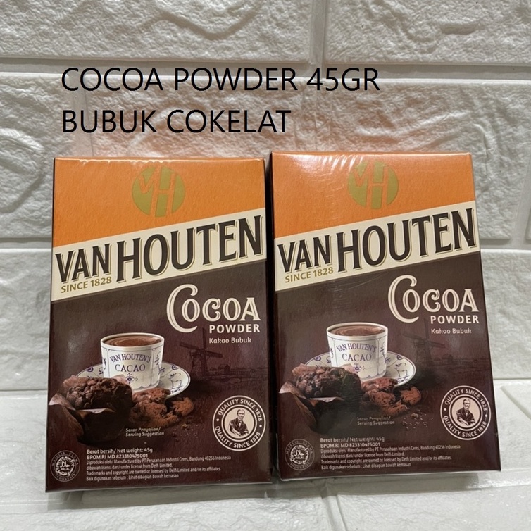 

Cocoa Powder VAN HOUTEN 45gr Coklat Bubuk Kakao