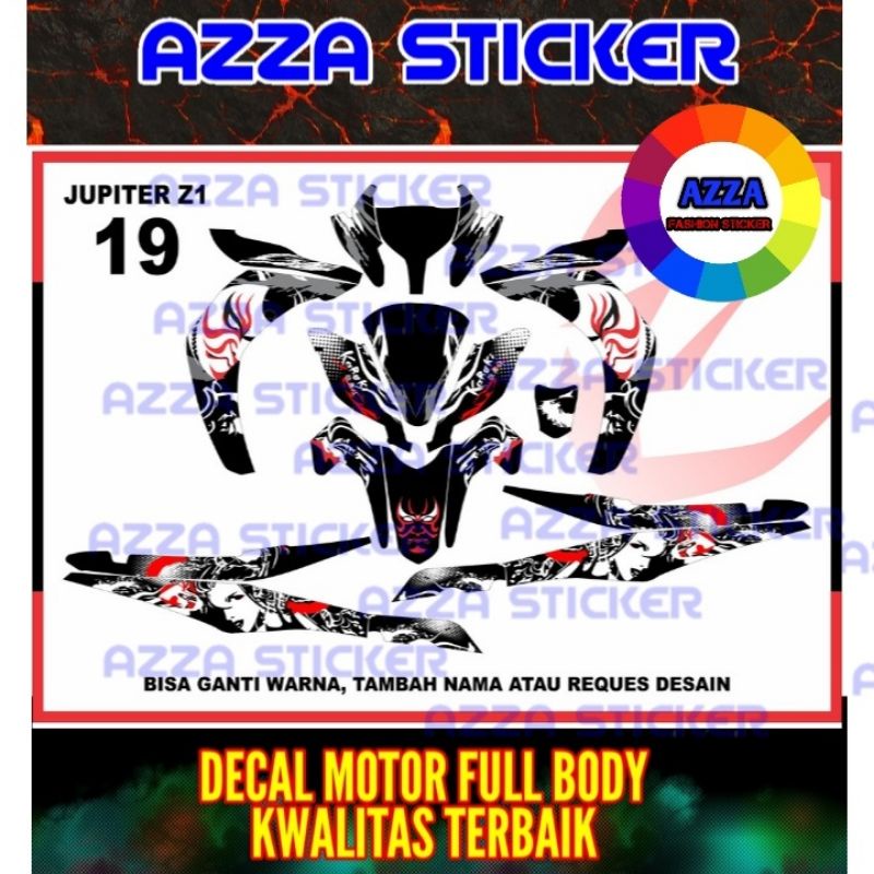 Sticker Decal Jupiter Z1 Full Body Stiker Jupiter Z1 Dekal Jupiter Z1 Full Body Model 19
