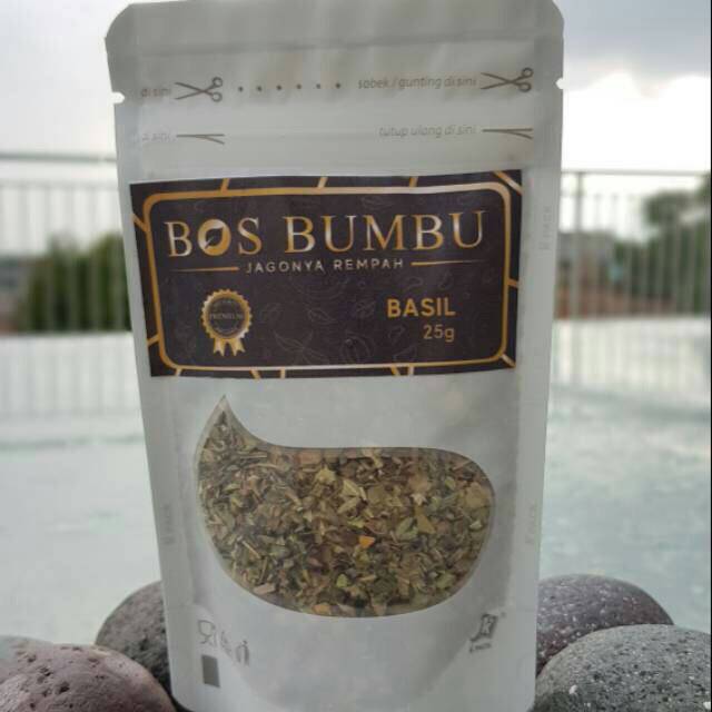 

W2fit Bos Bumbu Premium Quality Basil 25 gram