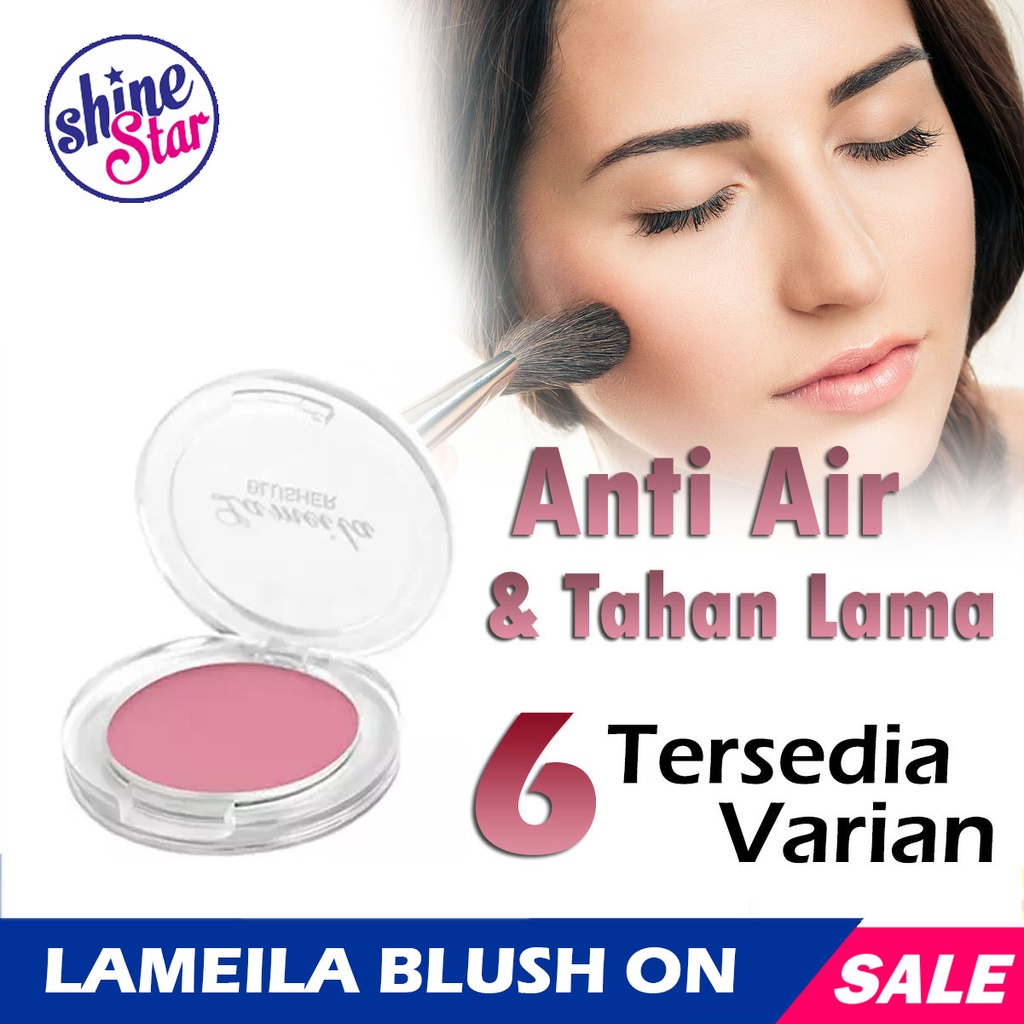 SHINE STAR - Lameila Blush On Palette Matte Anti Air dan Tahan Lama