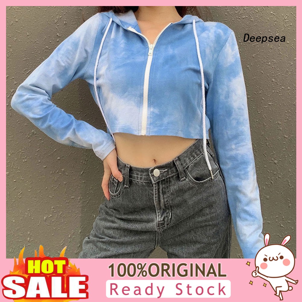 jaket hoodie crop