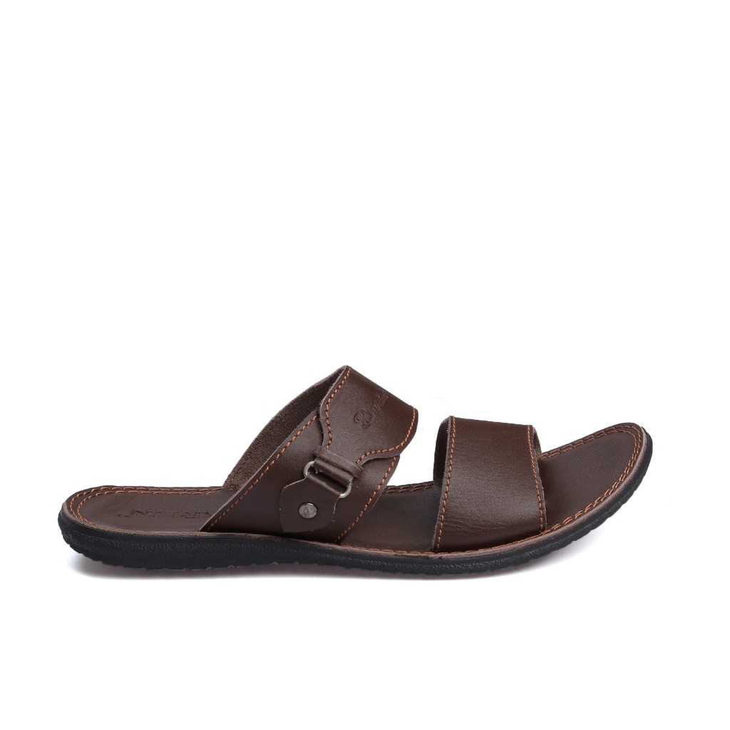 Sandal Full Kulit asli 100% - Sendal Pria Slop Barlin Original - SM09