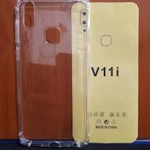 Silikon case bening kondom casing cover Anti crack vivo V11 Finger Print