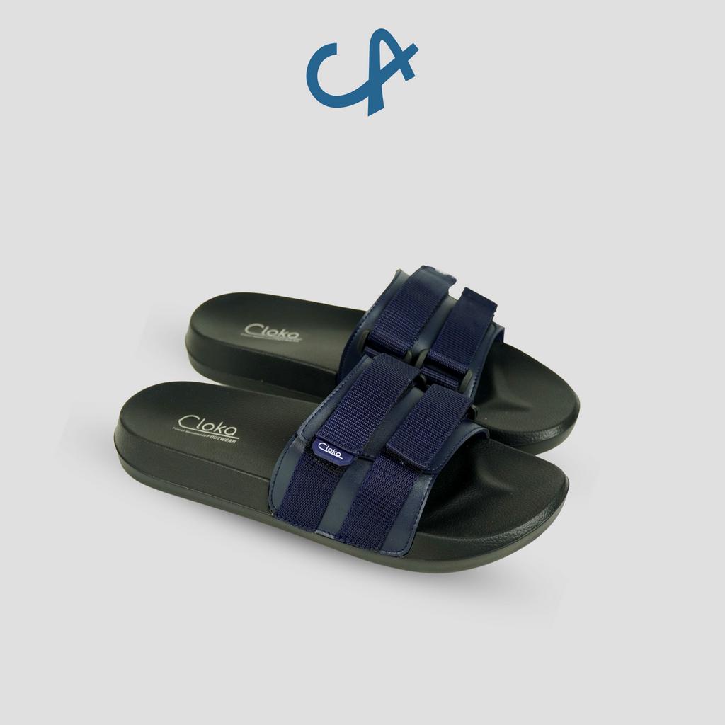 Sandal Pria Slide Karet Distro Slip On Sendal Selop Cowok Dewasa Anti Air Anti Licin Slippers Ringan Cloka Borre