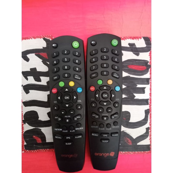 Remote OrangeTV Digital Receiver parabola STB original terlengkap