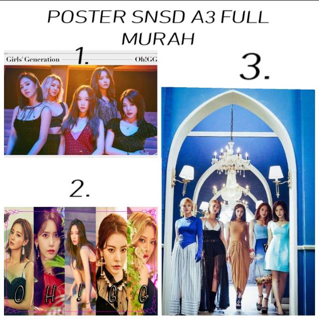 POSTER SNSD A3 MURAH NEW PHOTO
