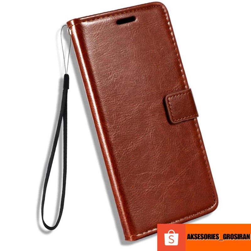 VIVO T1 5G S1 S1 PRO Z1 PRO Y01 Y11 Y12 Y12i Y15 Y15S Y15A Y17 Y19 Y91 Y91C Y93 Y95 U3 Flip Cover Leather Case Hp Dompet Kulit