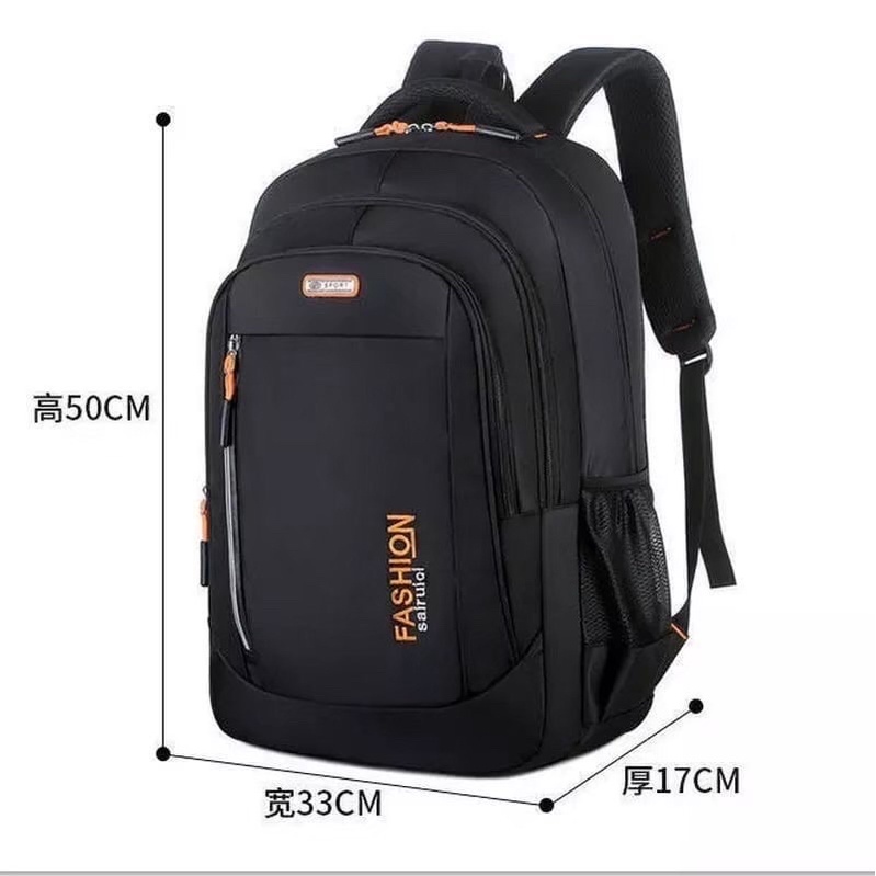 RANSEL TRAVEL BAG SEKOLAH KERJA KANTOR FORMAL ANAK REMAJA SMP SMA KULIAH KAPASITAS BESAR MUAT LAPTOP TABLET