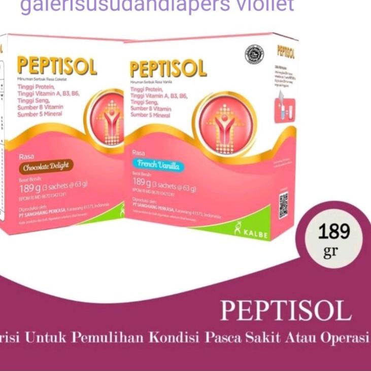 

Peptisol Coklat/Vanila 189gr 빠