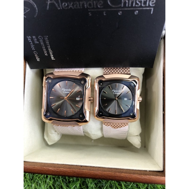 alexandre christie 3030md/ld couple rosegold
