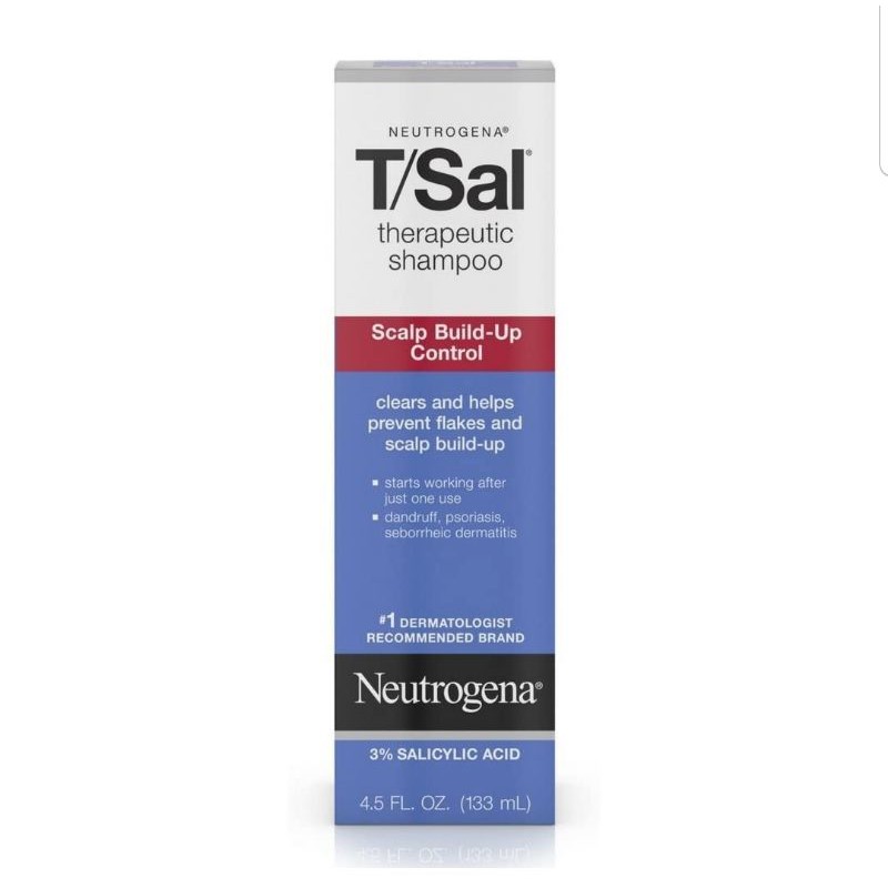 Neutrogena T/Sal Therapeutic Shampoo, Scalp Build-Up Control 133 ML